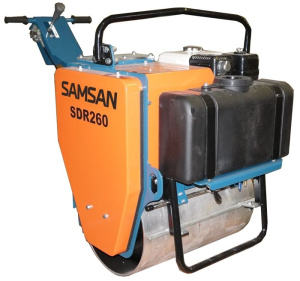 Ручной одновальцовый дорожный каток Samsan SDR 260D