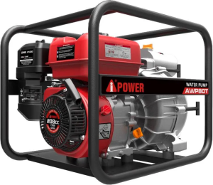Бензиновая мотопомпа для грязной воды A-iPower AWP80T