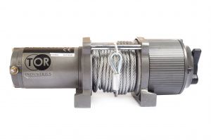 Лебедка электрическая (1588 кг/15 м) автомобильная TOR 12 V P3500-1D