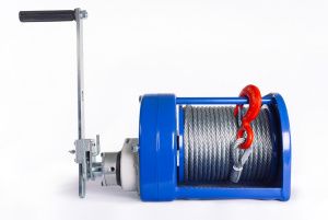 Лебедка барабанная ручная TOR ЛТ-2 (JHW) г/п 2,0 т длина троса 40 м