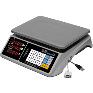 Весы торговые M-ER 328AC-32.5 LED "TOUCH-M" с RS-232 и USB COM