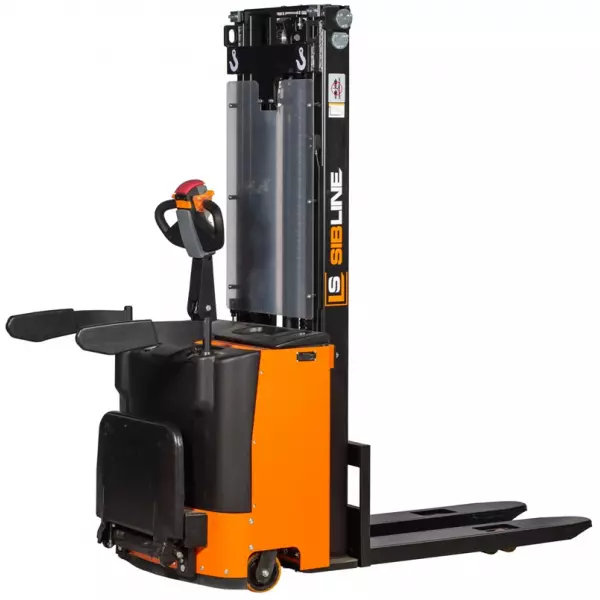 Штабелер электрический самоходный SIBLINE, модель CL1556W,1,5т*5,6м (с платформой) cвинц-кислотн АКБ