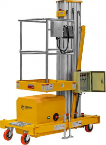 Подъемник мачтовый несамоходный GTWY 6-100 (AC&DC; 125 кг; 6 м) СМАРТЛИФТ (SMARTLIFT)