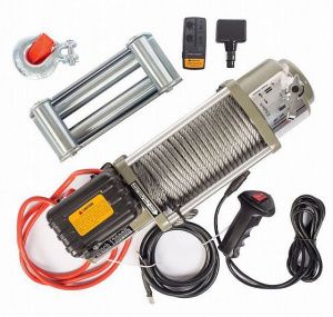Лебедка электрическая автомобильная TOR ЛА SEC13000 г/п 5897 кг 28 м 12V