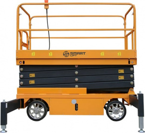 Подъемник ножничный несамоходный SJY-0.5-11 (AC&DC; 500 кг; 11 м) СМАРТЛИФТ (SMARTLIFT)