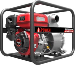 Бензиновая мотопомпа для сильнозагрязнённой воды A-iPower AWP80TX
