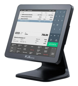 Сенсорный моноблок POScenter Atlas-2 (15", PCAP, N5095, RAM 8Gb, SSD 128Gb, MSR, V1) без ОС