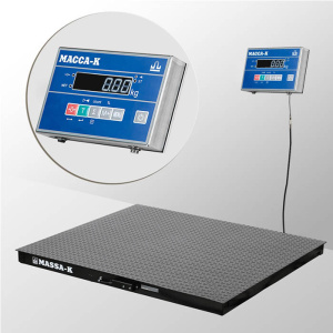 Весы платформенные моноблочные МАССА-К 4D-PM-12/10-2000-AB(RUEW) (1200х1000)