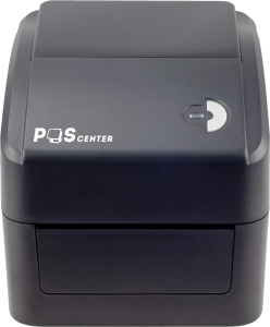 Принтер этикеток Poscenter PC-100 UE (прямая термопечать, ширина ленты в диапазоне 1"- 4", USB) черный