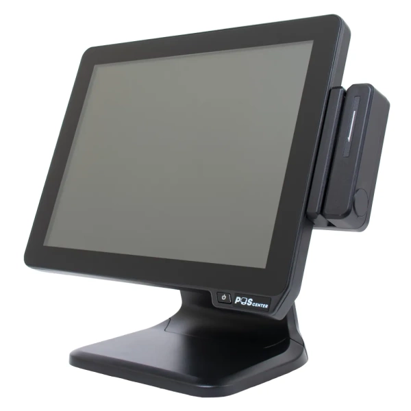 Сенсорный моноблок POScenter POS200 (15", PCAP, J1900, RAM 4Gb, SSD 128Gb, MSR) без ОС