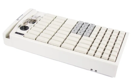 POS клавиатура программируемая Shtrih P79 (79 клавиш; PS/2; MSR123; ключ) бежевая