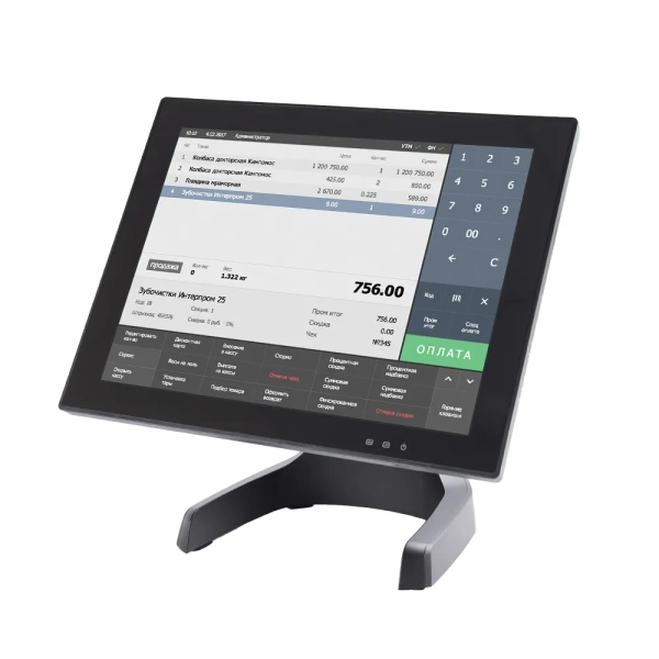 Сенсорный моноблок POScenter POS400 (J6412, P-CAP, RAM 4Gb, SSD 128Gb, MSR) без ОС