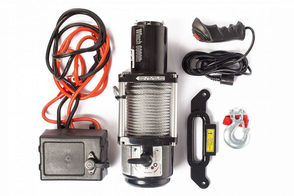 Лебедка электрическая (1361 кг/13,5 м) автомобильная TOR 12 V P3000-1A