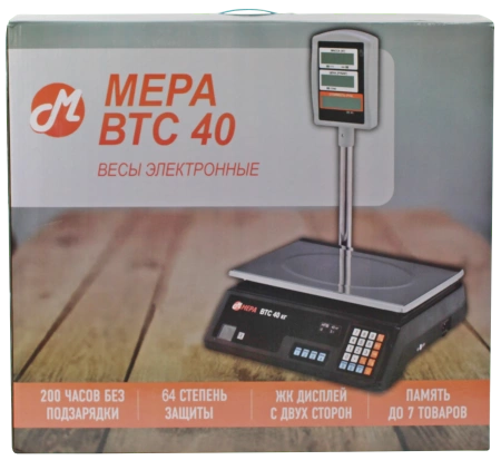 Весы торговые МЕРА ВТС 40