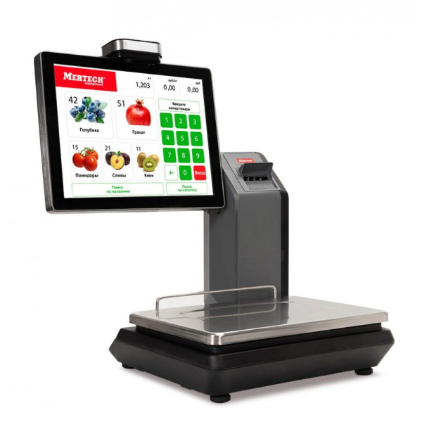 Весы с печатью этикеток M-ER 725PM-32.5 (VISION-AI, 15", USB, Ethernet, Wi-Fi)