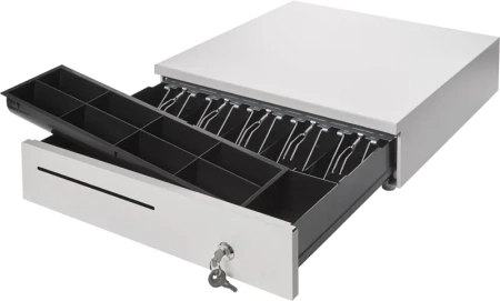 Денежный ящик PayTor HT-410P, Белый, Переходник, Штрих