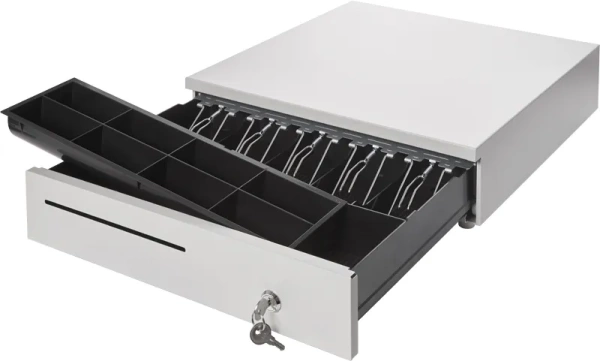 Денежный ящик PayTor HT-410P, Белый, Переходник, Штрих
