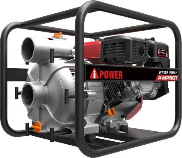 Бензиновая мотопомпа для грязной воды A-iPower AWP80T