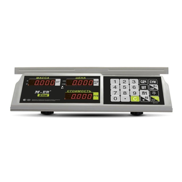 Весы торговые M-ER 326AC-32.5 LED "Slim"