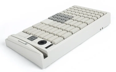 POS клавиатура программируемая Shtrih P79 (79 клавиш; PS/2; MSR123; ключ) бежевая