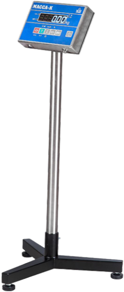 Весы платформенные моноблочные МАССА-К 4D-PM-12/10-2000-AB(RUEW) (1200х1000)