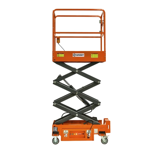 Подъемник ножничный  несамоxодный SJY-0.3-3 (220V, 300 кг, высота подъема 3 м) СМАРТ (SMART)