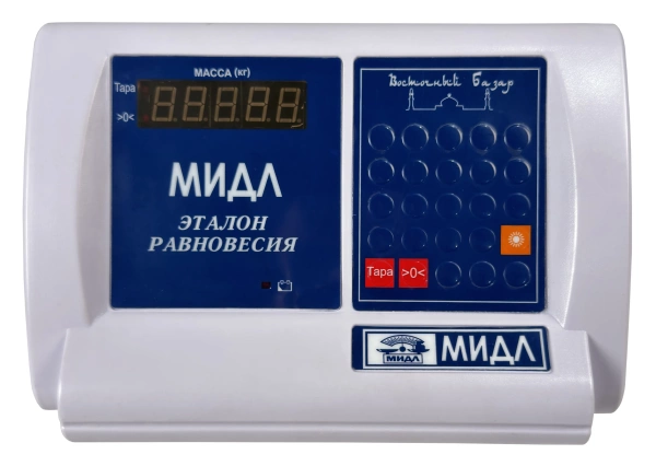 Весы товарные напольные МИДЛ МП 60 ВДА Ф-3 (10/20, 400х500, нерж.) «Восточный Базар 518»