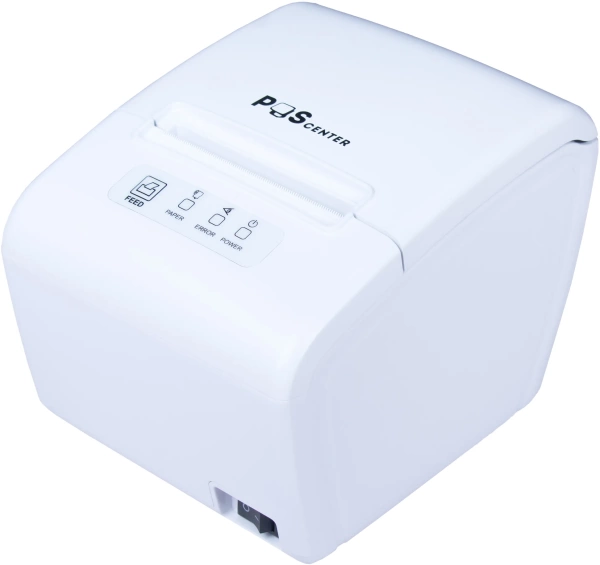 Принтер чеков Poscenter RP-100 USE (80мм, 260 мм/сек, автоотрез, RS232+USB+LAN) белый