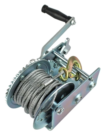 Лебедка ручная барабанная Shtapler FD-2500 (1130кг, 20м, трос)