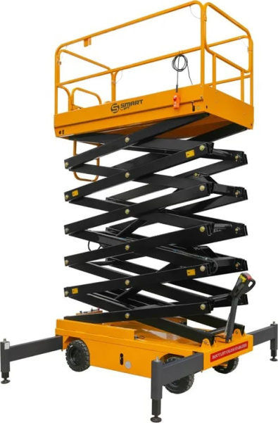 Подъемник ножничный самоходный SJY-0.3-13A (300 кг; 12,8 м) СМАРТЛИФТ (SMARTLIFT)