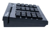 POS клавиатура программируемая POScenter S50A (50 клавиш, MSR, ключ, USB), чёрная