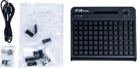 POS клавиатура программируемая POScenter S84BB, черная