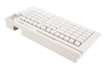 POS клавиатура программируемая POScenter S67 Lite (67 клавиш, ключ, USB), белая, арт. PCS67WH