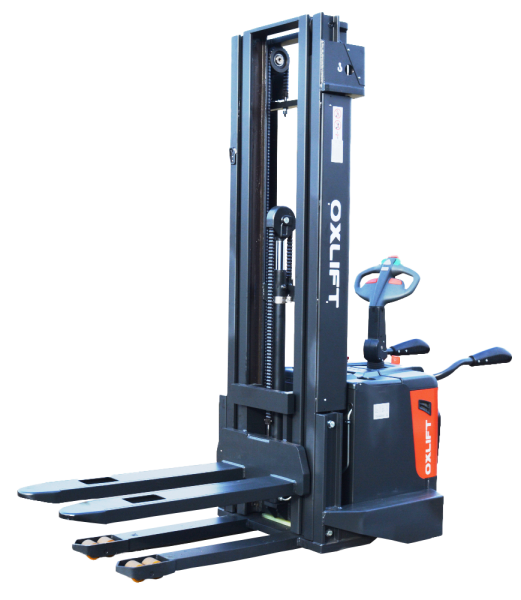 Самоходный штабелер с платформой оператора OXLIFT Premium BX 1555 1500 кг 5.5 м FFL EPS
