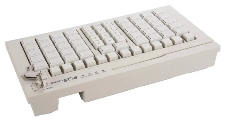 POS клавиатура программируемая POScenter S67 (мод. 63 клавиши, MSR, ключ, USB, 3, 0 м.), белая