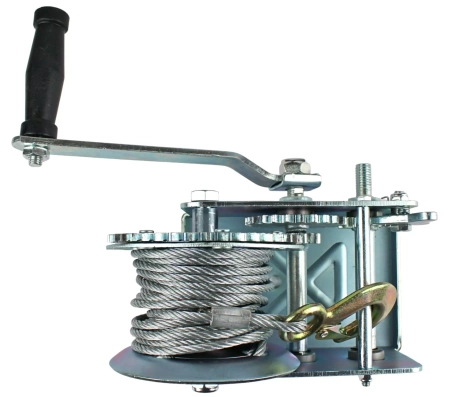 Лебедка ручная барабанная Shtapler FD-2500 (1130кг, 20м, трос)