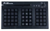 POS клавиатура программируемая POScenter S50A (50 клавиш, MSR, ключ, USB), чёрная