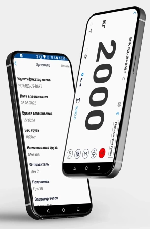 Весы крановые ВСК-10000ВД (Bluetooth) с НВИ-7Д