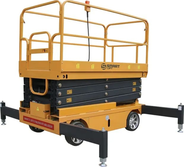 Подъемник ножничный несамоходный SJY-0.5-11 (AC&DC; 500 кг; 11 м) СМАРТЛИФТ (SMARTLIFT)
