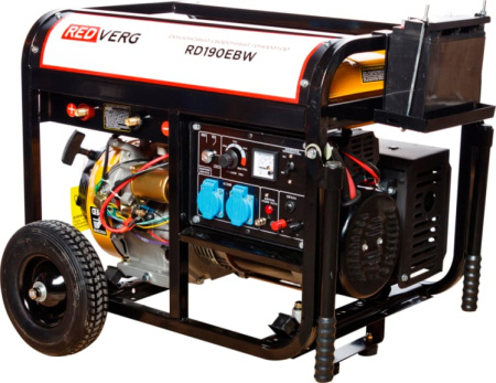 Генератор бензиновый сварочный RedVerg RD190EBW