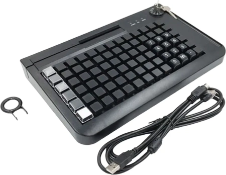 POS клавиатура программируемая PayTor KB-78, черная